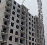 Ход строительства дома 1 в ЖК Новый Бронный -