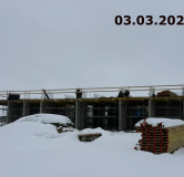 Ход строительства дома Литер 1, секция Б в ЖК Космо -