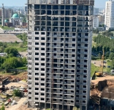 Ход строительства дома 30Б, секция 3 в ЖК Челны Сити -