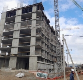 Ход строительства дома Позиция 5.1 в ЖК Октябрь парк -