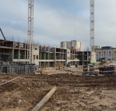 Ход строительства дома 1.1 в ЖК На Высоком берегу -