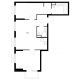 2 комнатная квартира 60,2 м² в ЖК Савин парк, дом корпус 10 - планировка