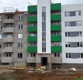 Ход строительства дома 1, секция 3 в ЖК По ул. Коммунистическая -