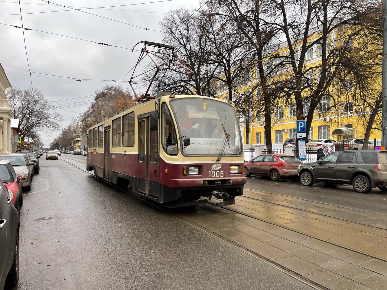 Движение трамваев по городскому кольцу приостановилось в Нижнем Новгороде в  феврале 2024