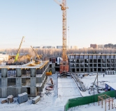 Ход строительства дома 2 в ЖК Дабл-Дабл -