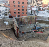 Ход строительства дома Б в ЖК Платина -