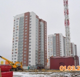 Ход строительства дома Позиция 5, 2 жилой квартал в Микрорайон Черемушки -