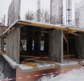 Ход строительства дома 42, корпус 2 (1 этап) в ЖК Комсомольский -