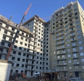 Ход строительства дома 1 в ЖК Новые Горизонты на Советской -