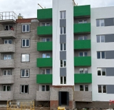 Ход строительства дома 1, секция 3 в ЖК По ул. Коммунистическая -