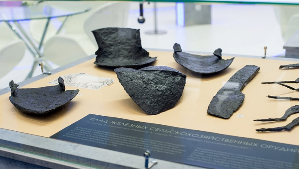 Найденные на М-12 древние артефакты в Нижегородской области представили на «Транспортной неделе-2021» - фото 1