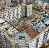 Ход строительства дома № 9 в ЖК Ясный -
