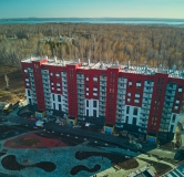 Ход строительства дома 49а в ЖК Вишневая Горка -