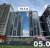 Ход строительства дома 73-1-4 в ЖК Компас -