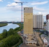 Ход строительства дома № 4А, корпус 1 в ЖК Скандиа. Квартал у реки -