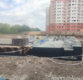 Ход строительства дома 1 в ЖК Ривер Парк -