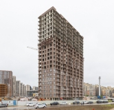 Ход строительства дома 9, корпус 9 в ЖК Юнтолово -