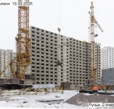 Ход строительства дома 144.2 в ЖК Ручьи -