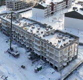 Ход строительства дома № 3 (ГП-8) в ЖК Смородина -