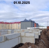 Ход строительства дома 21.1, 1 этап в ЖК Еловый -