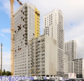 Ход строительства дома 1.3 в ЖК Парк Победы -