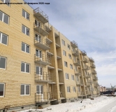 Ход строительства дома № 1/4 в ЖК Кубанская усадьба -