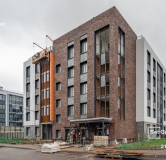 Ход строительства дома 5 в ЖК Парадный Ансамбль -