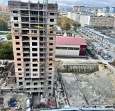 Ход строительства дома № 95В, 3 этап в ЖК На Ленина -