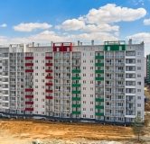 Ход строительства дома 12 в ЖК Вишневая Горка -