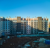 Ход строительства дома 1 в ЖК Атмосфера -