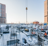 Ход строительства дома 5, 3 этап в ЖК Куатро (Quatro) -