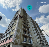 Ход строительства дома 1 в ЖК Новые Горизонты на Советской -