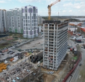 Ход строительства дома 1 в ЖК Комсомольский -