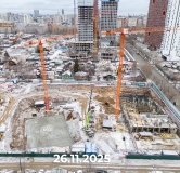 Ход строительства дома 1 в ЖК По ул. Гризодубовой -