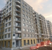 Ход строительства дома 140Б, 1 этап (поз.1,2) в ЖК Оникс -