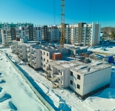 Ход строительства дома 3 в ЖК Атмосфера -