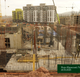 Ход строительства дома № 1.5 в ЖК Плодово-Ягодный -