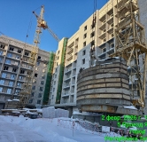 Ход строительства дома 17 в ЖК Ометьевский Парк -