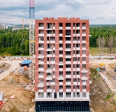 Ход строительства дома 35, корпус 1 в ЖК Новое Колпино -