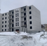 Ход строительства дома 1.2 в ЖК Родные Просторы -