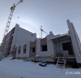 Ход строительства дома № 57, 2 этап, секция 3,4,5 в ЖК Перемена -