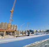 Ход строительства дома 74 в ЖК Радужные дворы -