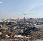 Ход строительства дома 1 в ЖК Геос -