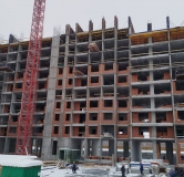 Ход строительства дома 4.4 в ЖК Первый Академ -