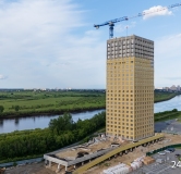 Ход строительства дома № 4А, корпус 1 в ЖК Скандиа. Квартал у реки -