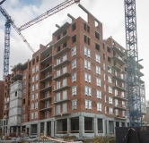 Ход строительства дома 4 в ЖК Камаполис -