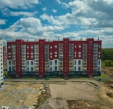 Ход строительства дома 49 в ЖК Вишневая Горка -