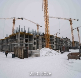 Ход строительства дома 1827 (ГП-75) в ЖК Беринг -