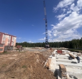 Ход строительства дома 12 в ЖК По ул. Молодежная (Рощино) -