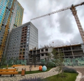 Ход строительства дома 26, секция 3,4 в ЖК Б-26 -